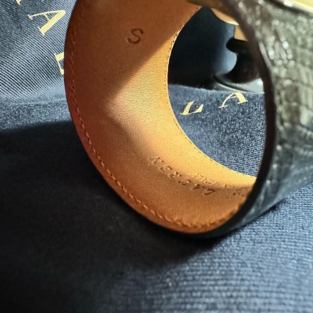 Ralph Lauren Graphite Python Print Polished Chrom… - image 7